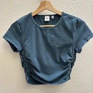 Aritzia TNA Side Ruched Crop Top